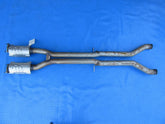 Bentley Continental Flying Spur rear mid pipe catalytic converters #8362